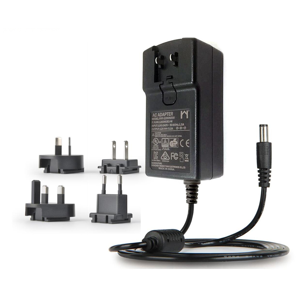 12V5A Interchangeable AC/DC Power AdapterYHY Group
