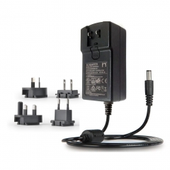24V2.5A Interchangeable Plug AC DC Adapter