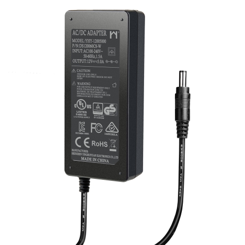 AC DC 12V 5A Power Adapter