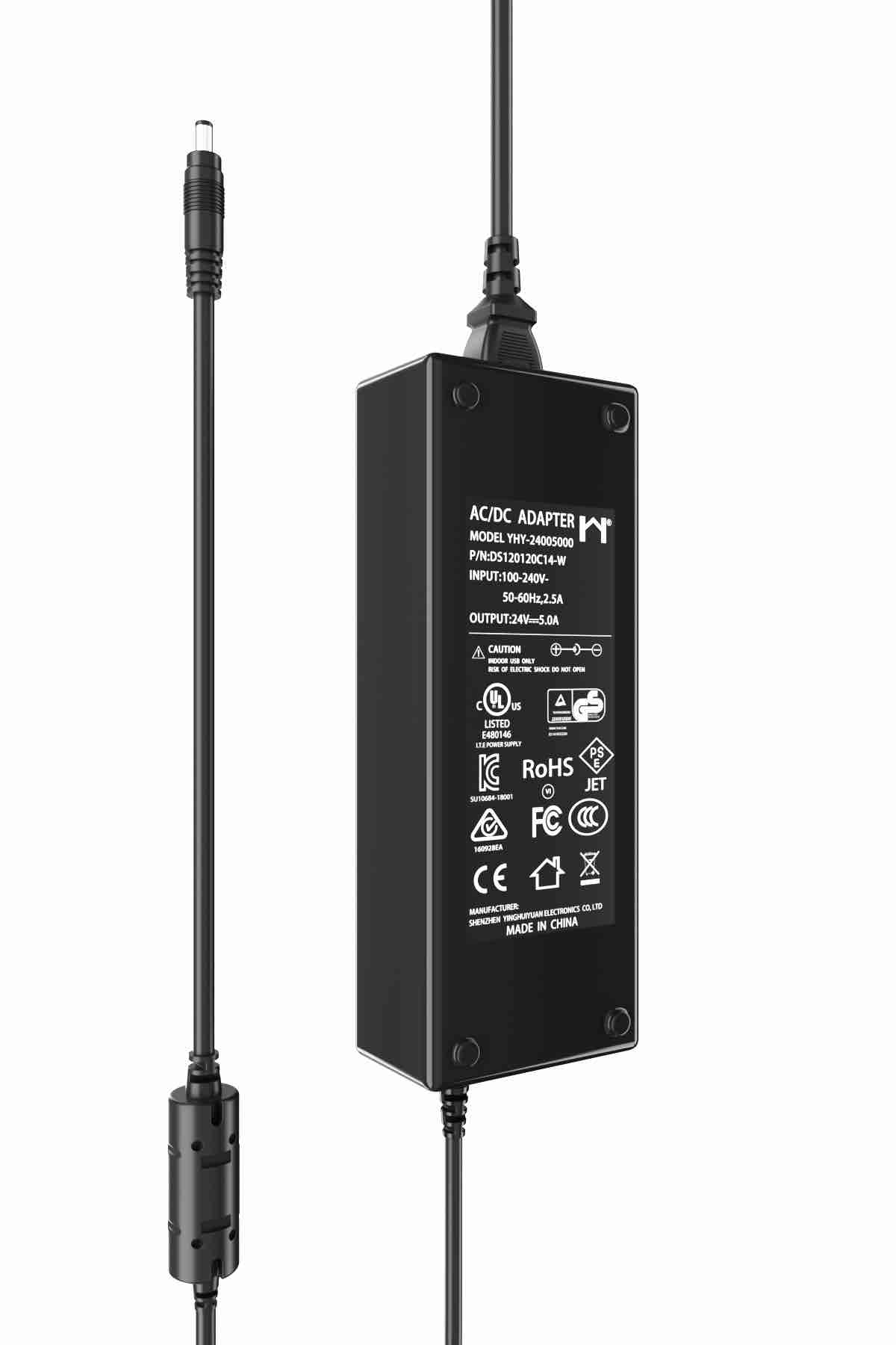24 Volt 5 Amp Power AdapterYHY Adapter