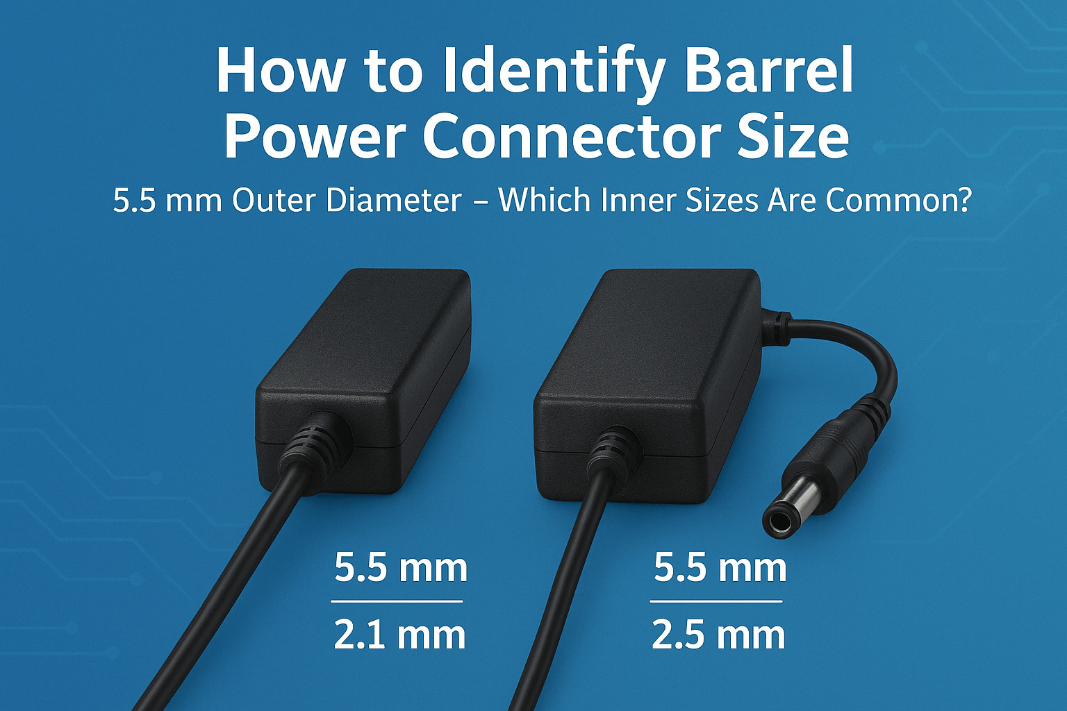Types Of Barrel Power Connectors